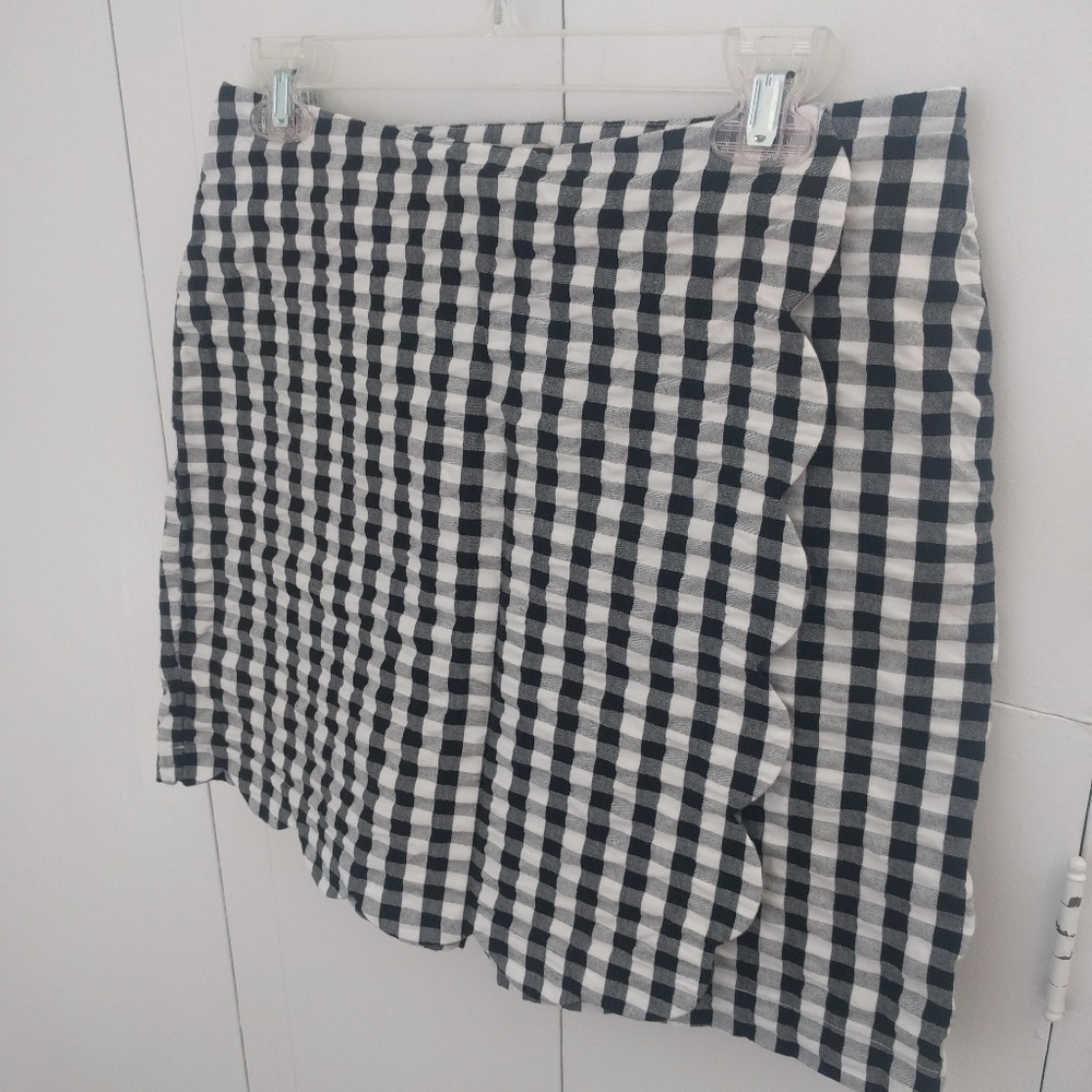 Talbots Gingham Skort